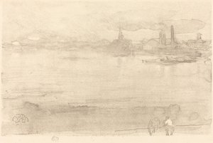 早朝、1878 年。 作： James Abbott McNeill Whistler