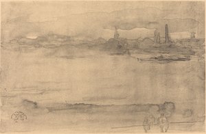1878年の早朝。 作： James Abbott McNeill Whistler