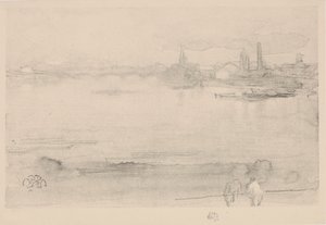 早朝、1878 年。 作： James Abbott McNeill Whistler
