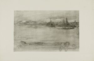 1878年早朝 作： James Abbott McNeill Whistler