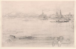 早朝、1898年。 作： James Abbott McNeill Whistler