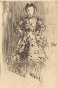エリノア・レイランド、1873年。 作： James Abbott McNeill Whistler