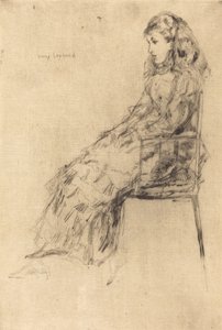 ファニー・レイランド、1873年。 作： James Abbott McNeill Whistler