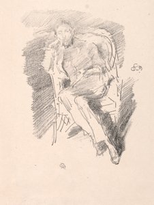 Firelight-ジョセフ・ペネル、第2番、1896年。 作： James Abbott McNeill Whistler