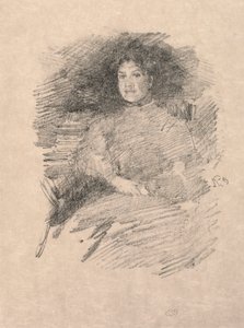 ペンライト夫人、1896年 作： James Abbott McNeill Whistler