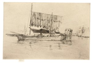 漁船、1879-80 作： James Abbott McNeill Whistler