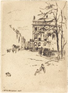 フィッツロイ・スクエア 作： James Abbott McNeill Whistler