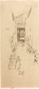 フルール・ド・リス・パッセージ、c。 18861888。 作： James Abbott McNeill Whistler