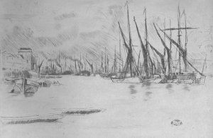 ピクルスヘリング階段から、c1878、1904 作： James Abbott McNeill Whistler