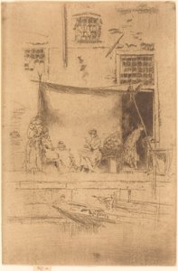 フルーツ屋台、1880年 作： James Abbott McNeill Whistler