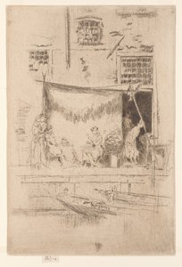 フルーツ屋台 作： James Abbott McNeill Whistler