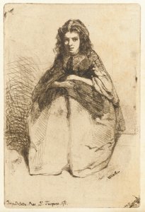 Fumette, 1858. 作： James Abbott McNeill Whistler