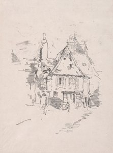 切妻屋根、ヴィトレ、1893年。 作： James Abbott McNeill Whistler