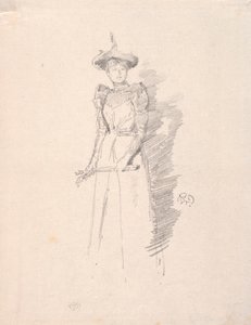 スウェーデンの手袋、1890年。 作： James Abbott McNeill Whistler