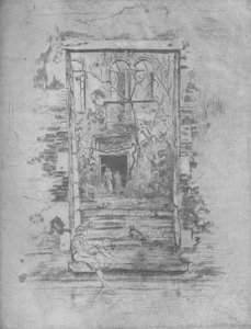 庭園、1880、1904 作： James Abbott McNeill Whistler