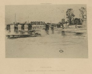 チェルシーの全景 作： James Abbott McNeill Whistler
