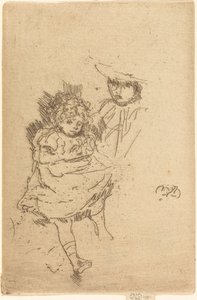 ジプシー・ベイビー。 作： James Abbott McNeill Whistler
