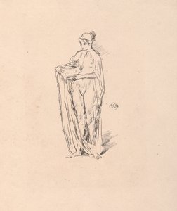ボウルを持つ少女、1895年。 作： James Abbott McNeill Whistler
