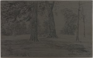 グリニッジ公園、1859 年。 作： James Abbott McNeill Whistler