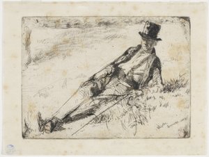 グリニッジ年金受給者 作： James Abbott McNeill Whistler