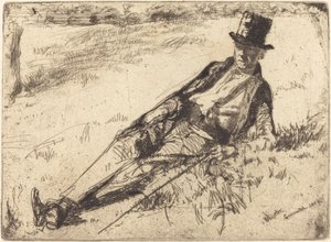 グリニッジ・ペンション、1859年 作： James Abbott McNeill Whistler