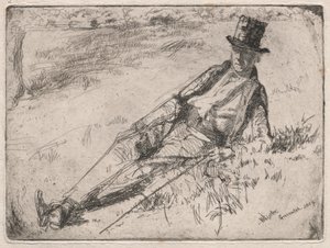 グリニッジ年金受給者、1859年。 作： James Abbott McNeill Whistler