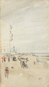 グレイとパール：バンクホリデーバナー、1883-84 作： James Abbott McNeill Whistler