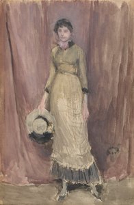 紫と琥珀のハーモニー、1883～1884年。 作： James Abbott McNeill Whistler