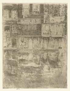 アムステルダムの住宅 スクエア ハウス (アムステルダム) 作： James Abbott McNeill Whistler
