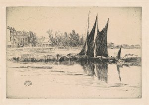Hurlingham, 1879年。 作： James Abbott McNeill Whistler