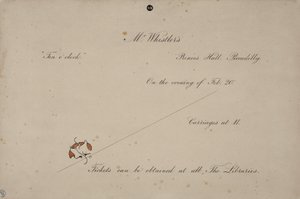 ウィスラー氏の「Ten O」時計への招待、1885