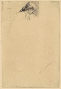 ジョーの曲がった頭、1861 年。 作： James Abbott McNeill Whistler