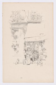 グルネル通りのラ・フルティエール 作： James Abbott McNeill Whistler
