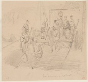 1858年のコブレンツの青春。 作： James Abbott McNeill Whistler