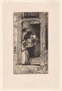 マスタード商人 作： James Abbott McNeill Whistler
