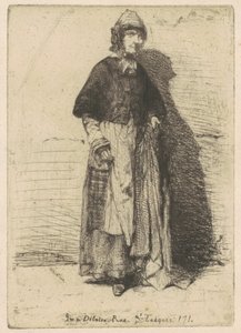 La Mère Gérard, 1858年。 作： James Abbott McNeill Whistler