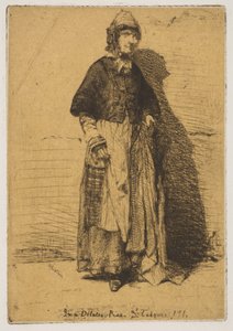 マザージェラール、1858年。 作： James Abbott McNeill Whistler