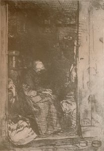 La Vieille Aux Loques、c1858、1904 作： James Abbott McNeill Whistler