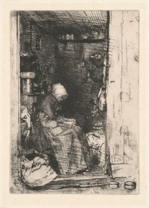 ボロボロの老婆、1858年。