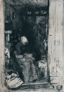 La Vieille aux Loques、1858 1903-1904 作： James Abbott McNeill Whistler