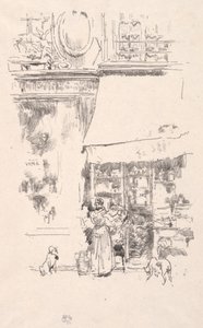 ルーヌドゥグルネルのフルティエール、1874年。 作： James Abbott McNeill Whistler