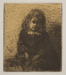リトルアーサー、1857-58。 作： James Abbott McNeill Whistler