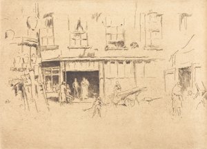 リトルコート、c。 18801881。 作： James Abbott McNeill Whistler