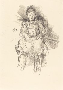 リトル・ドロシー、1896年 作： James Abbott McNeill Whistler