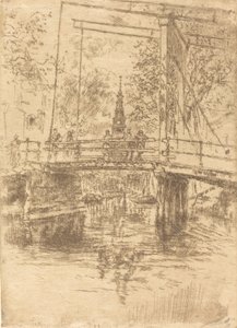 リトル・ドローブリッジ、アムステルダム、1889年 作： James Abbott McNeill Whistler
