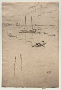 リトルラグーン。 作： James Abbott McNeill Whistler