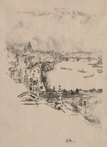 リトルロンドン。 作： James Abbott McNeill Whistler