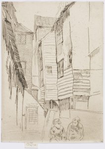 リトル・スミスフィールド、1877年頃（紙にエッチング） 作： James Abbott McNeill Whistler