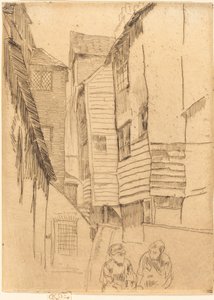 リトル・スミスフィールド、c。 1877年。 作： James Abbott McNeill Whistler
