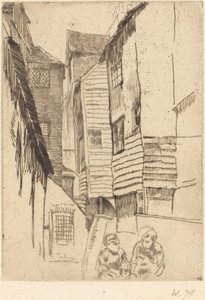 リトル・スミスフィールド、c。 1877年。 作： James Abbott McNeill Whistler